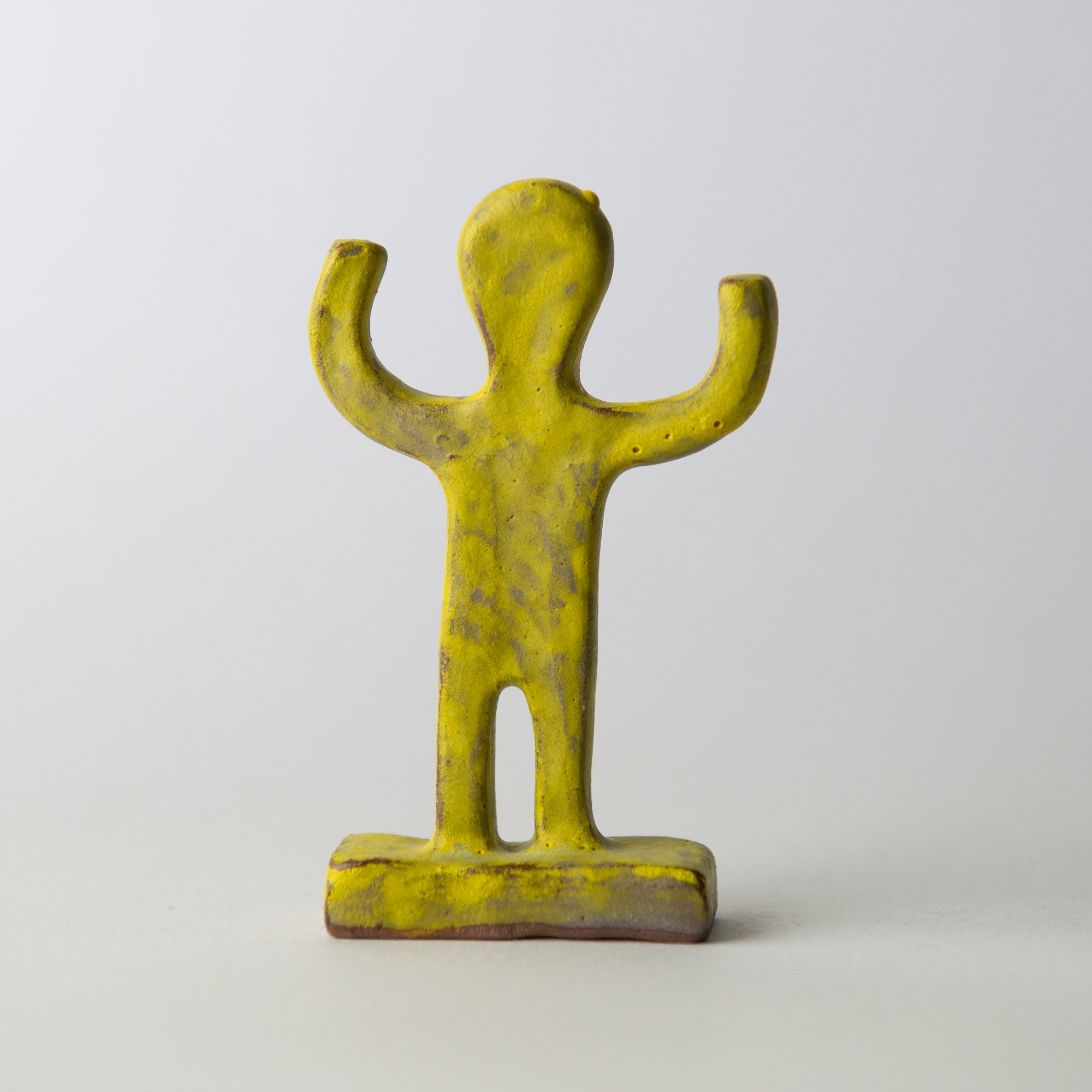 dead people 2 yellow original sculpture