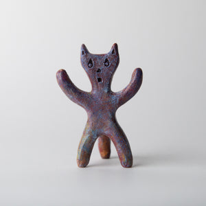 ancient standing cat original sculpture